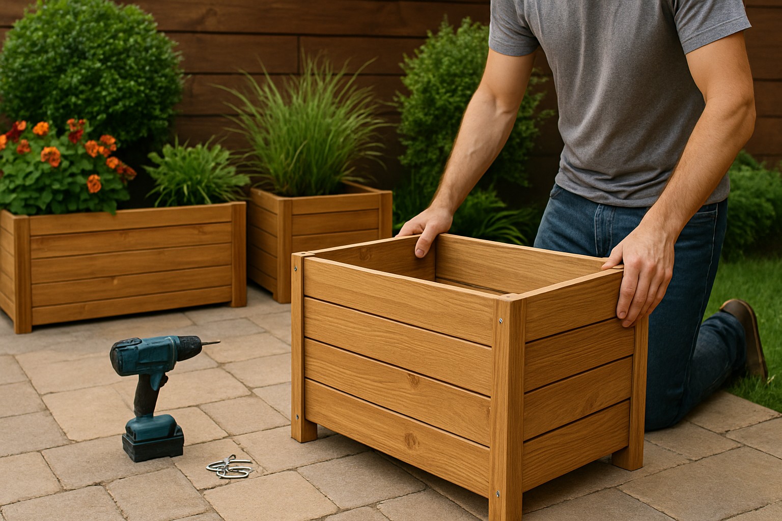 Design and Build Your Own Wooden Planters