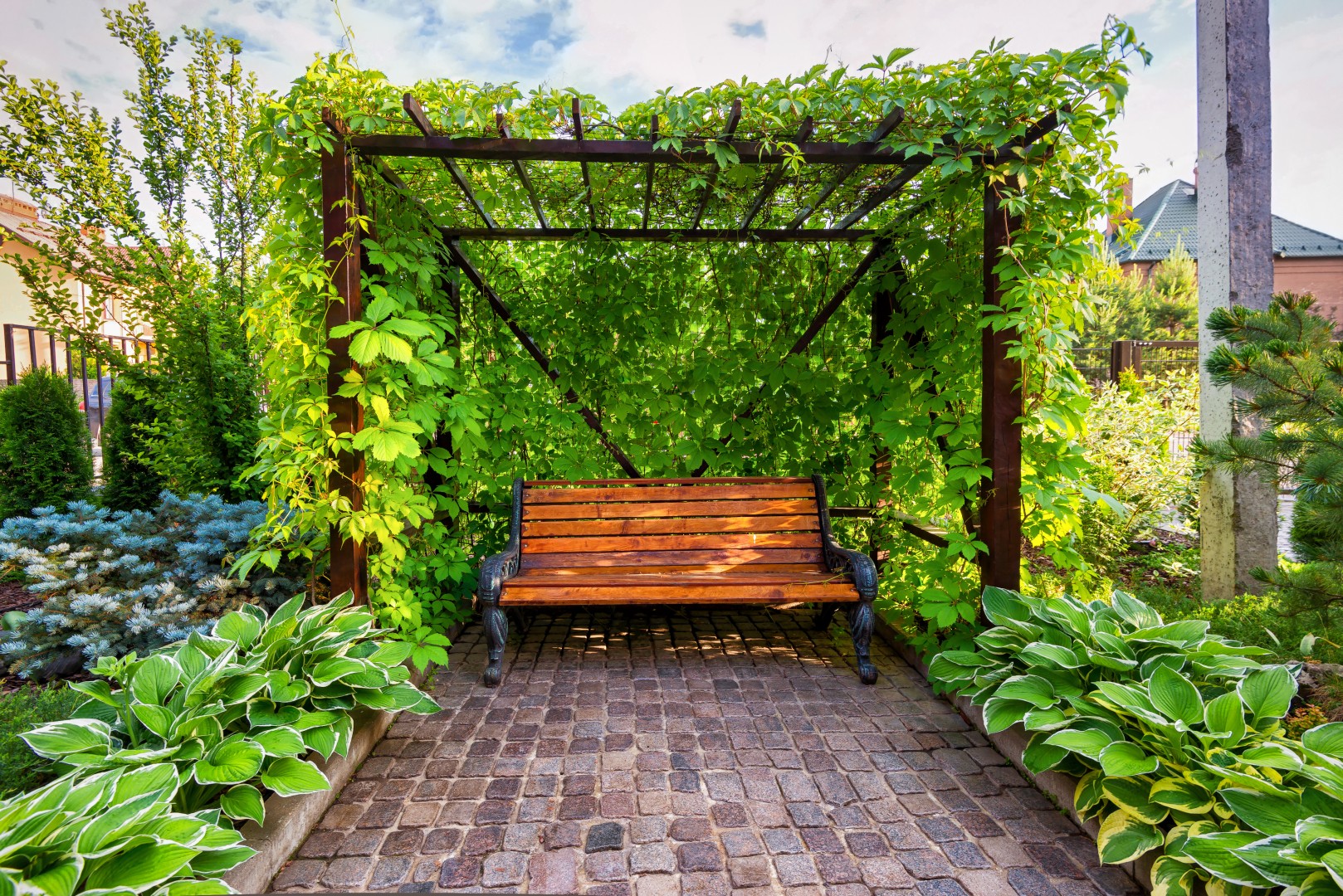 Building a Wooden Garden Arbor