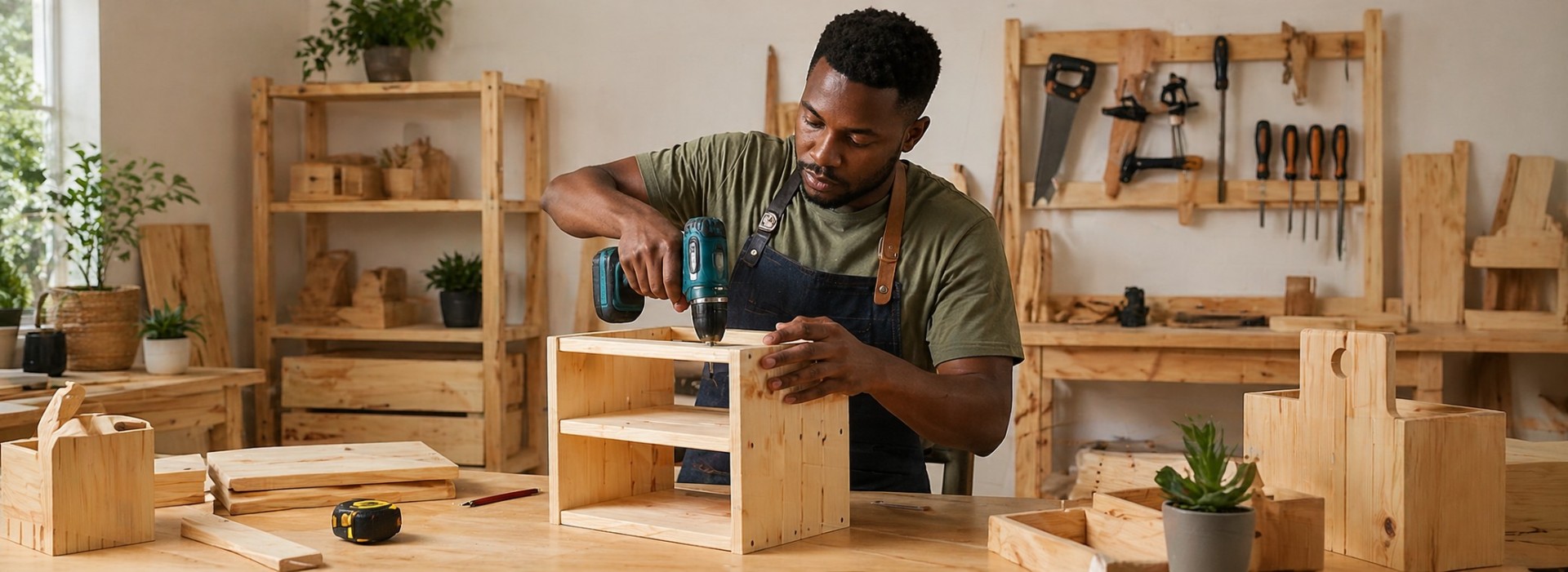 Beginner Carpentry Projects Using Pine Timber